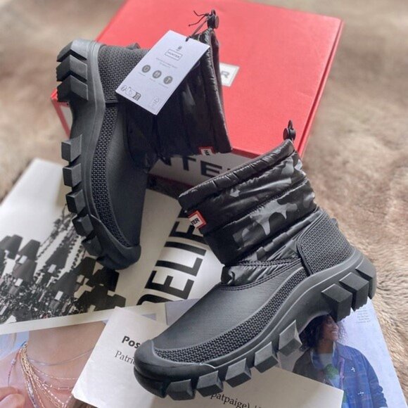 Hunter Intrepid Insulated Camo Short Snow Boots - Picture 12 of 13